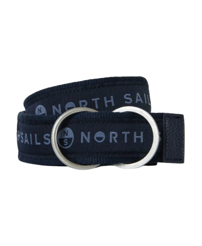 

Ремень из переработанного полиэстера с логотипом. North Sails, синий