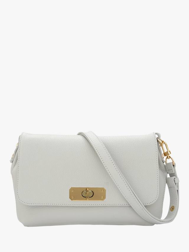 

Кожаная сумка через плечо Maisie Maxi Apatchy London, Pale Grey