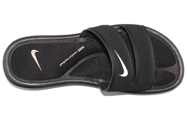 Тапочки ultra comfort slide 'black white' Nike, черный — фото 3
