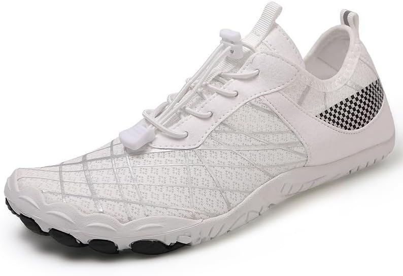 

Дышащие водные кроссовки для мужчин и женщин, широкие носки, для плавания и походов, противоскользящие для пляжа и активного отдыха на природе Generic, белый