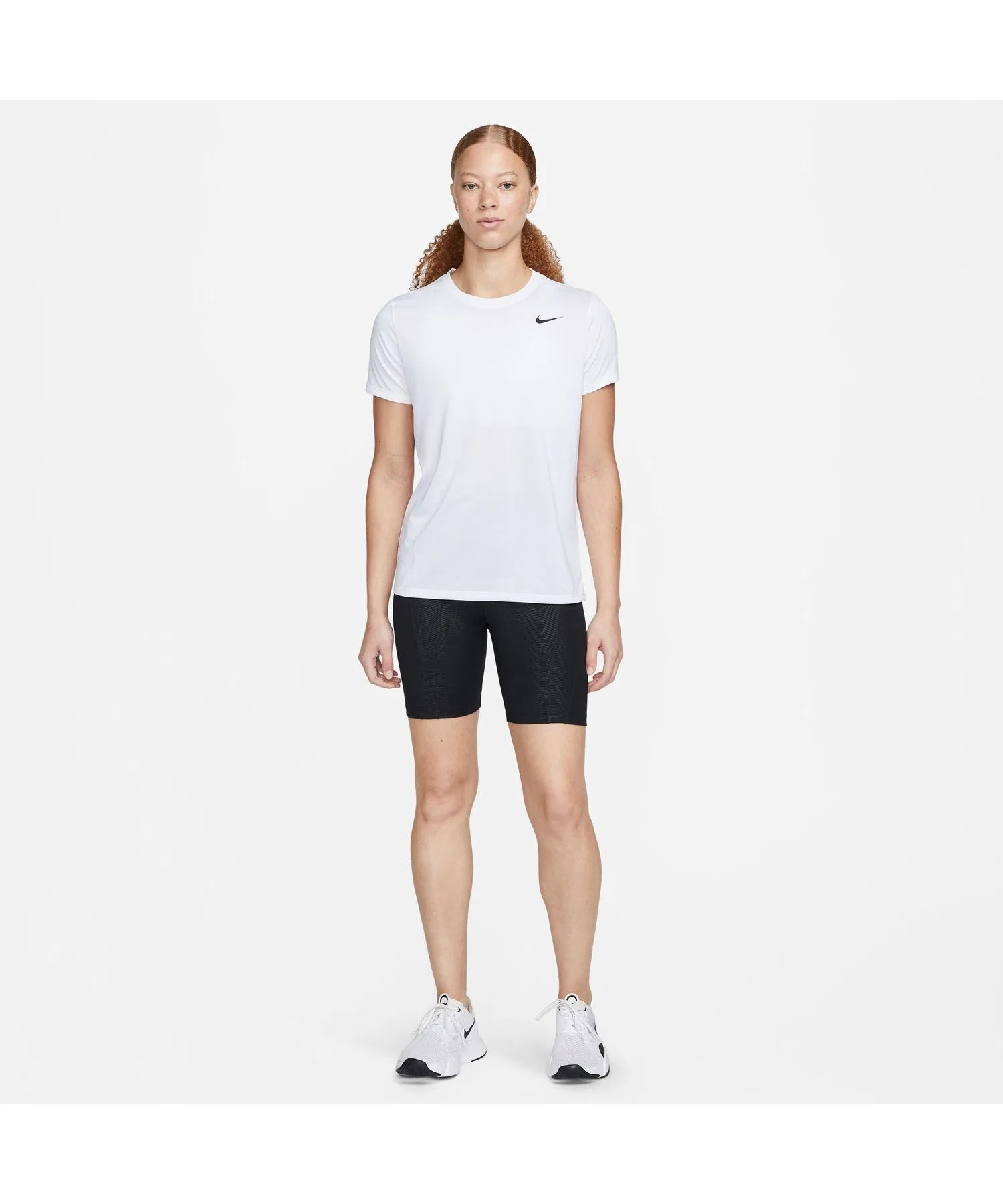 Женская футболка Nike DF RLGD LBR с логотипом белая — фото 4