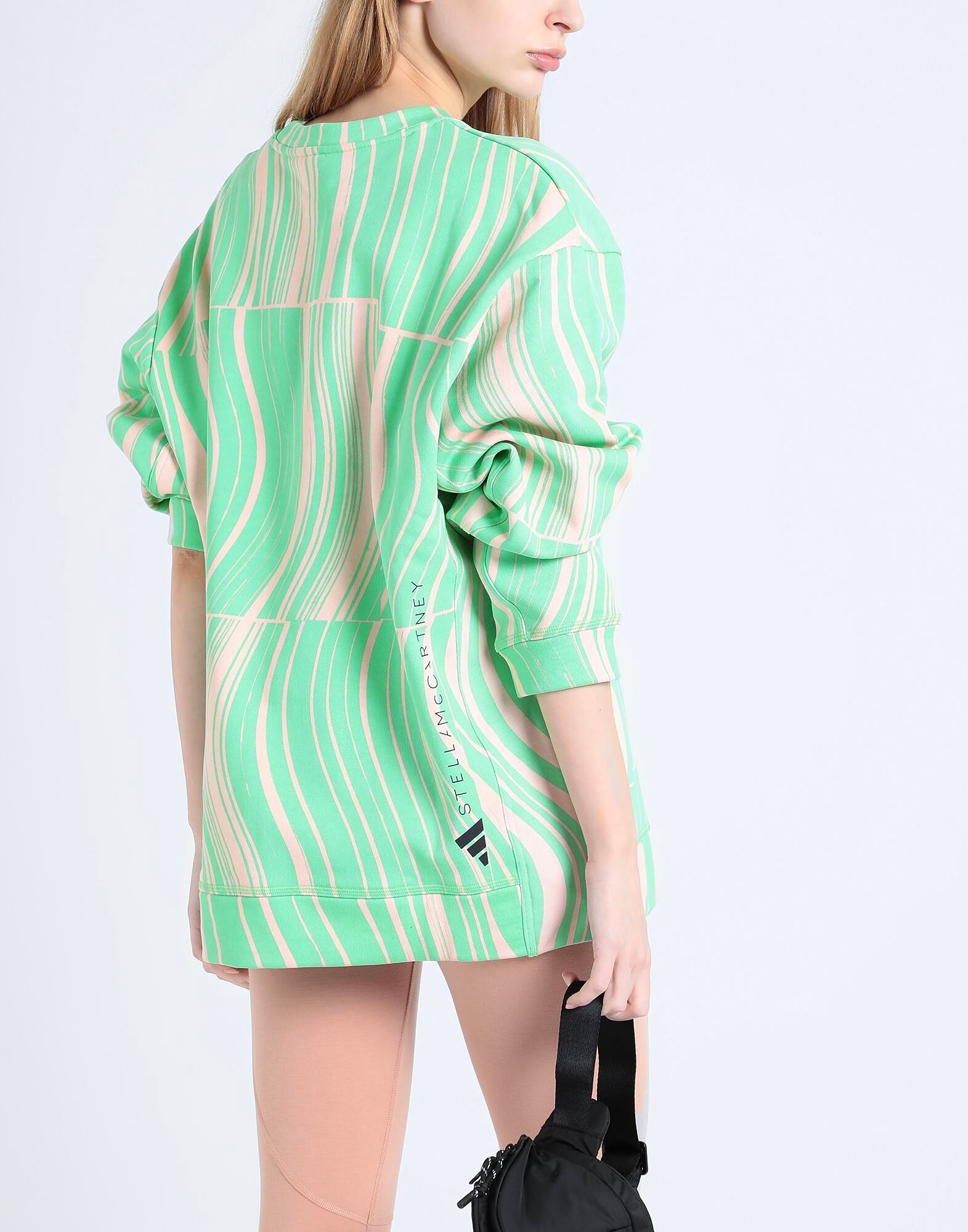 Толстовка Adidas By Stella Mccartney Truecasuals Graphic Sweatshirt Adidas By Stella Mccartney, светло-зеленый — фото 3