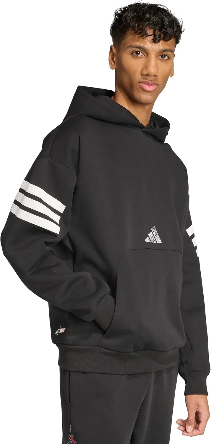 Толстовка Adidas Men's Marvel, черный — фото 2