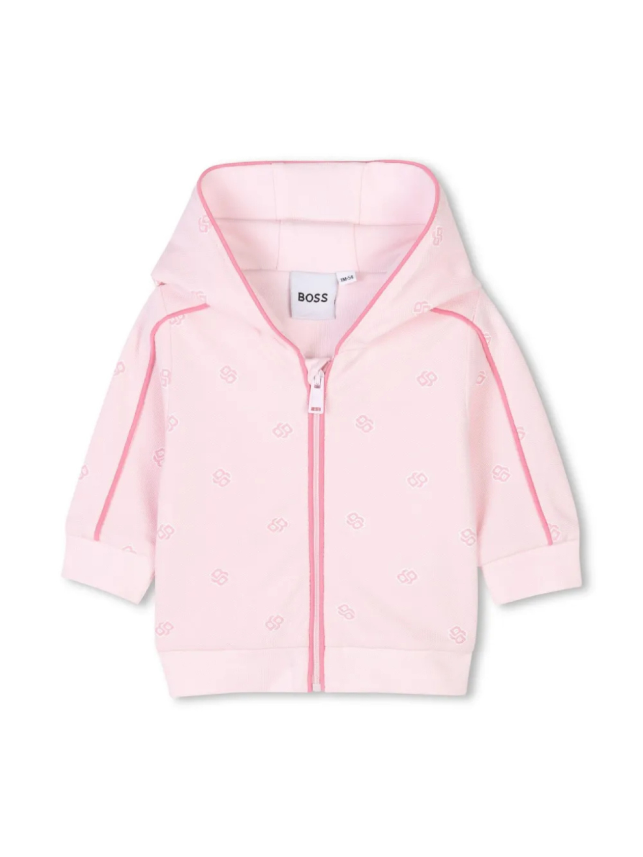 BOSS Kidswear спортивный костюм с логотипом, розовый — фото 3
