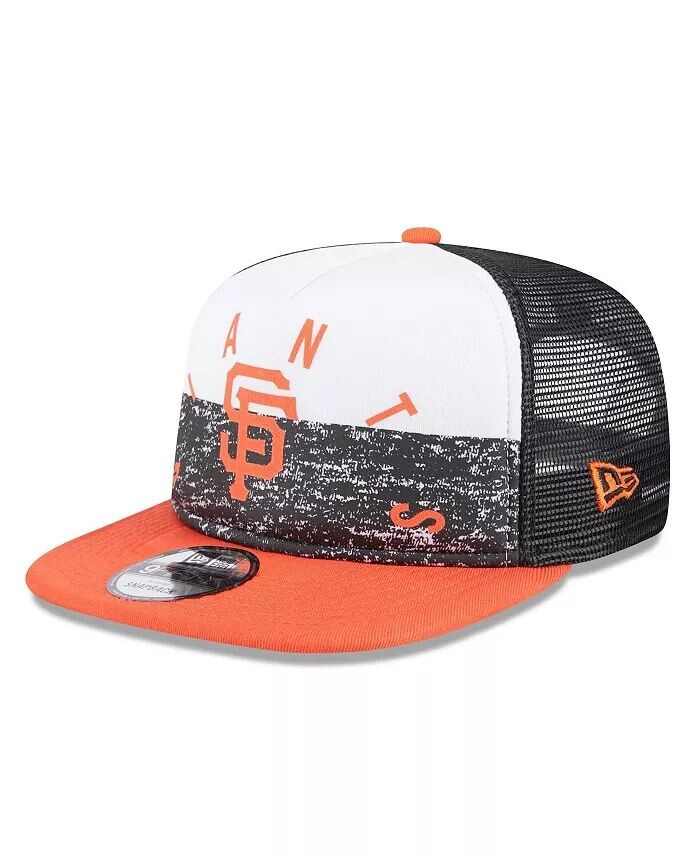 

Мужская белая/оранжевая кепка San Francisco Giants Team из пенопласта с А-образной рамкой Trucker 9FIFTY Snapback New Era, белый