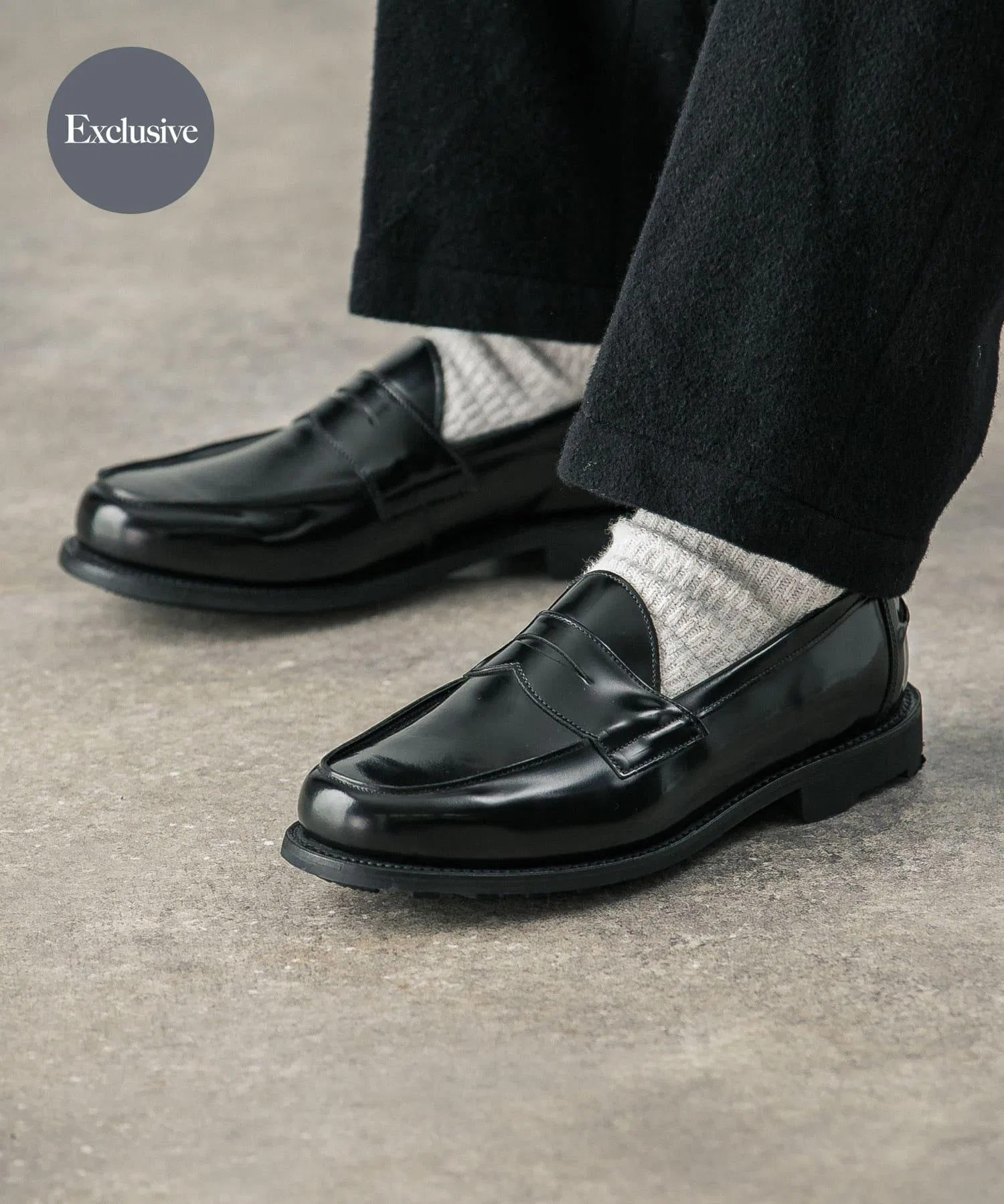 Мужские туфли Sanders Butt Seam Loafer