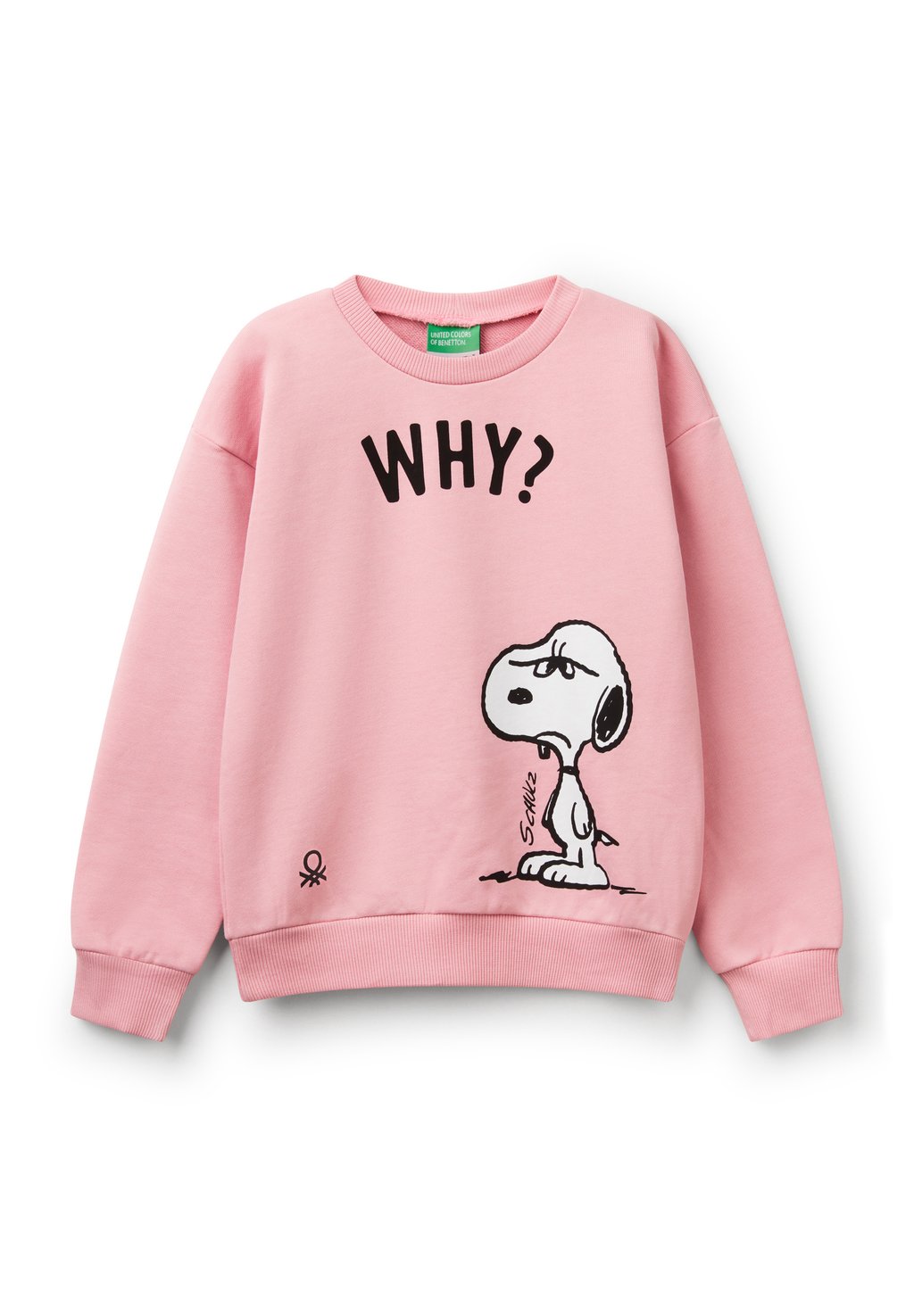 

Толстовка SNOOPY PEANUTS United Colors of Benetton, фуксия