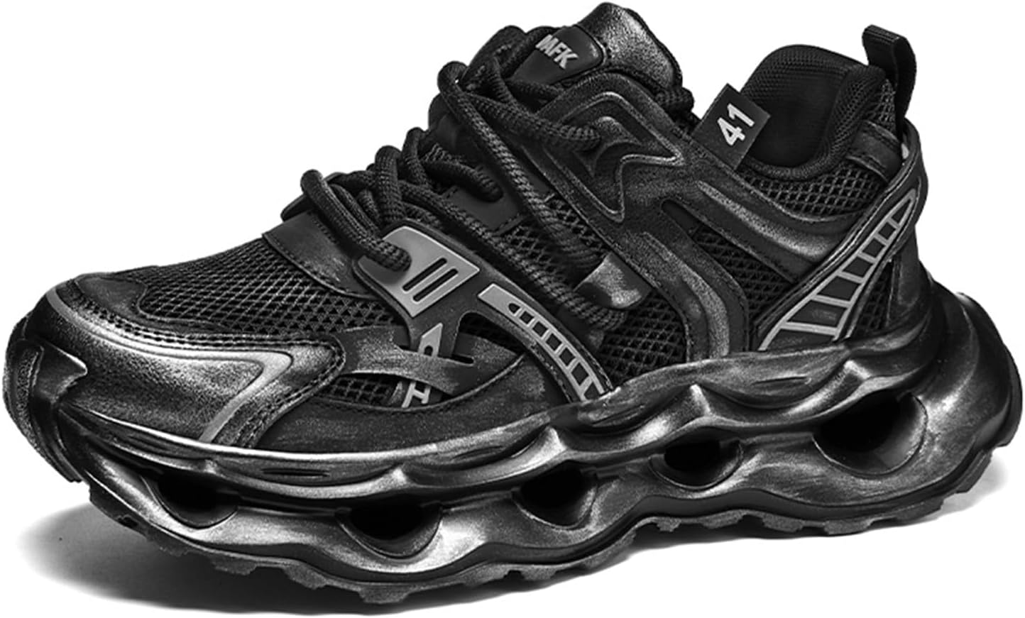 

Мужские модные повседневные спортивные кроссовки, комфортные, дышащие, увеличивающие рост, износостойкие белые обувь для мужчин Generic