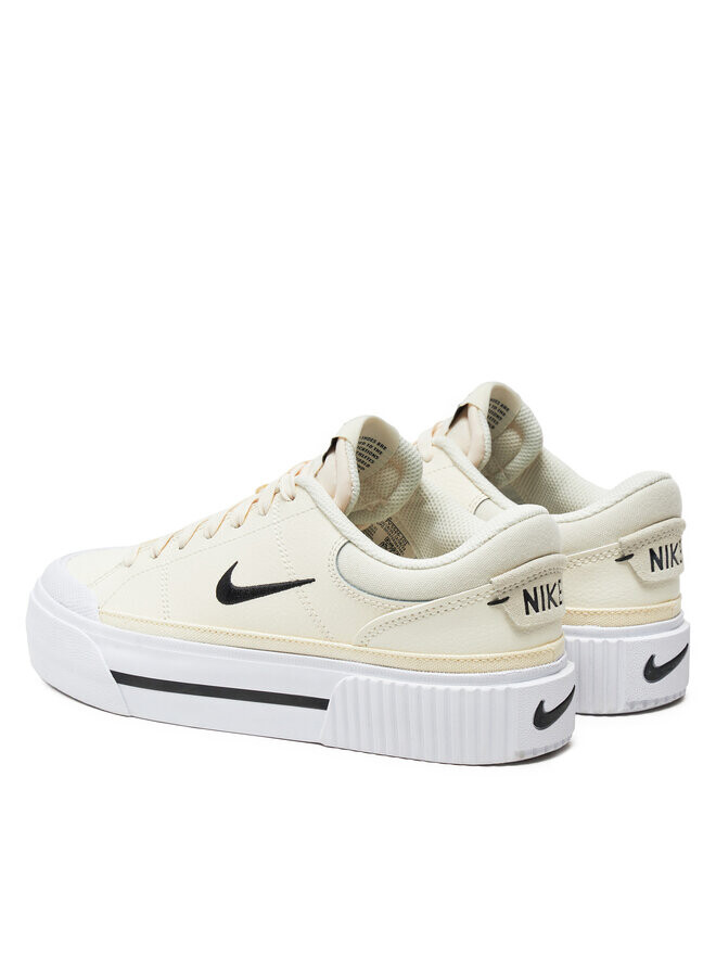 Кроссовки Nike, экрю — фото 3