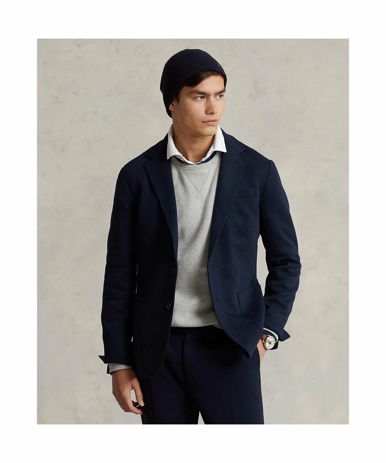 Мягкий трикотажный пиджак Polo (совместим с универсальными костюмами) Polo Ralph Lauren, 410 Navy