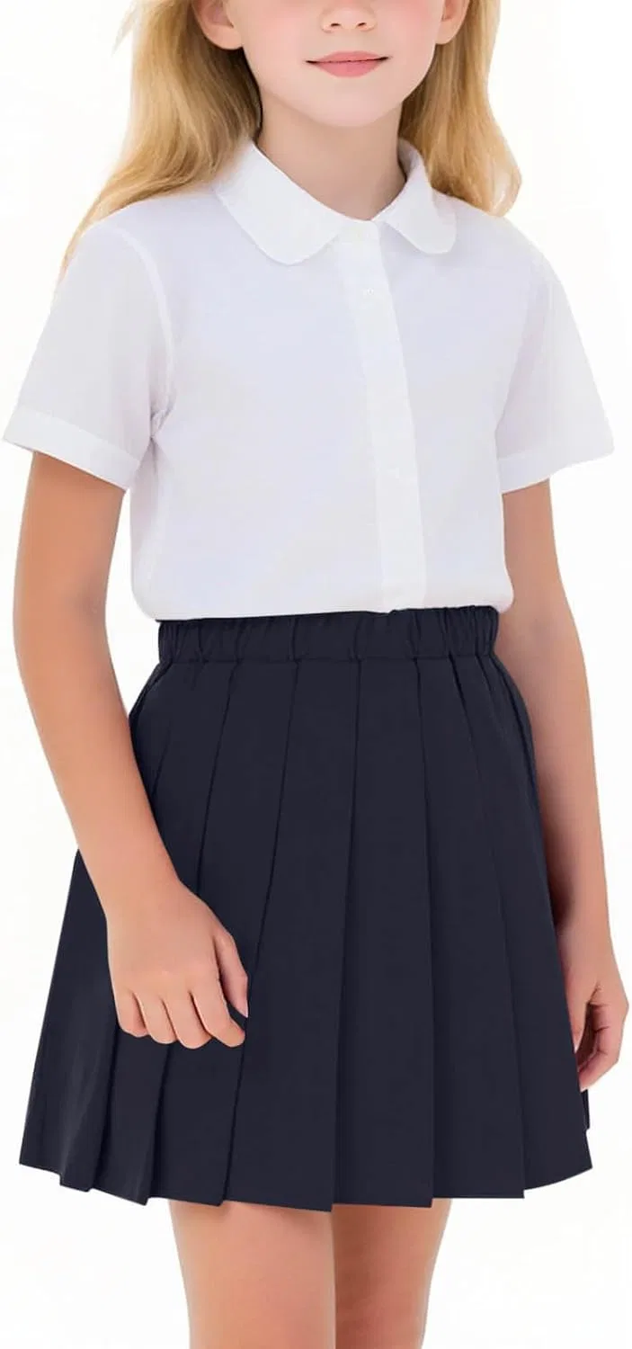 Юбка плиссированная, высокая талия, Zzalalana, Navy