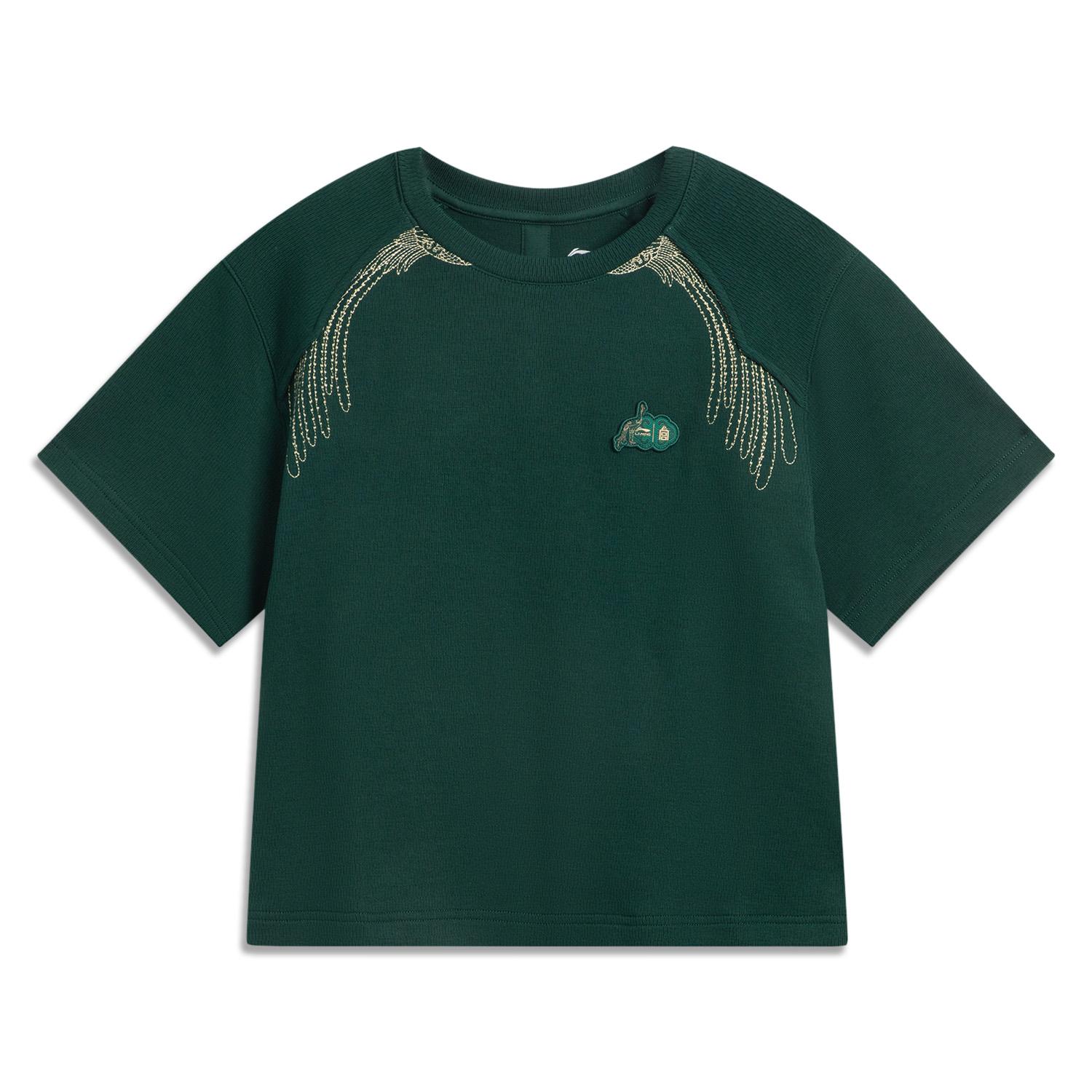 

LINING Футболка GUGONG,LIANMINGKUAN Chinese Culture Series женская jungle green