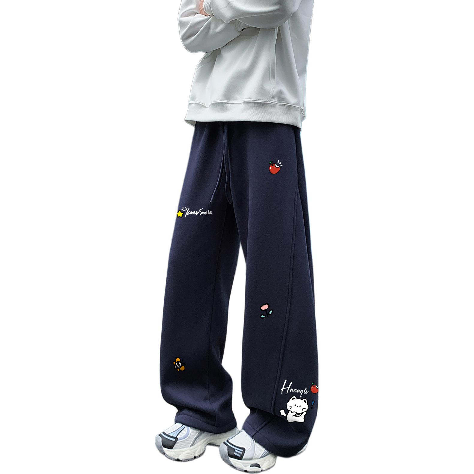 

Вязаные свитшоты Unisex HUANQIU, темно-синий