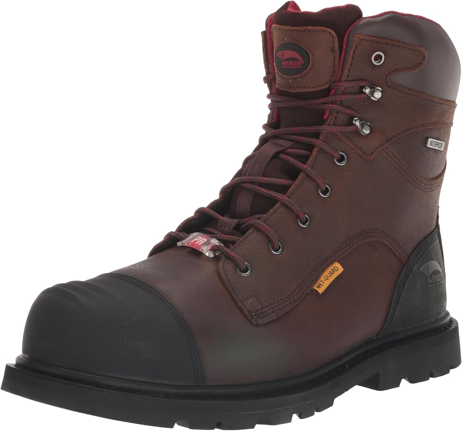 

Мужские ботинки Avenger с углеродным носком A7556 Hammer, защита от удара 8 Avenger Work Boots, коричневый