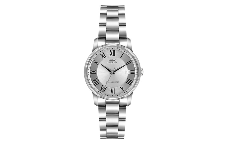 

MIDO Часы Baroncelli Collection Automatic Mechanical Movement Men's Watch Watch Silver Dial Steel Case Steel Strap
