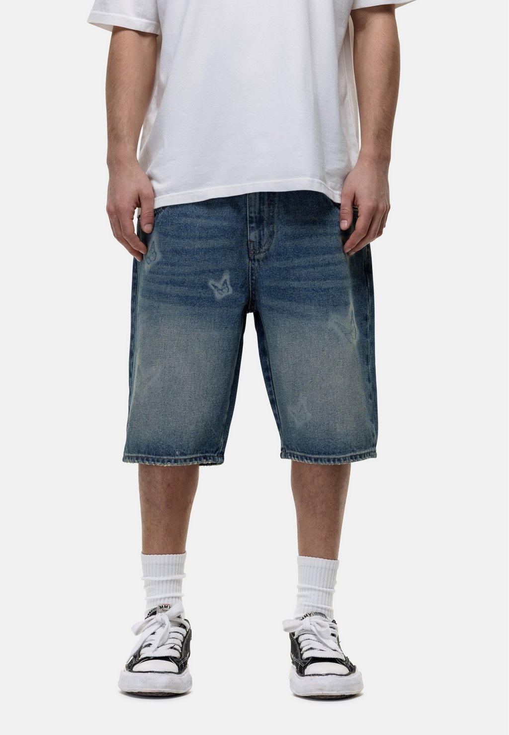 

Джинсовые шорты BUTTERFLY WIDE LEG SHORTS Good For Nothing, синий