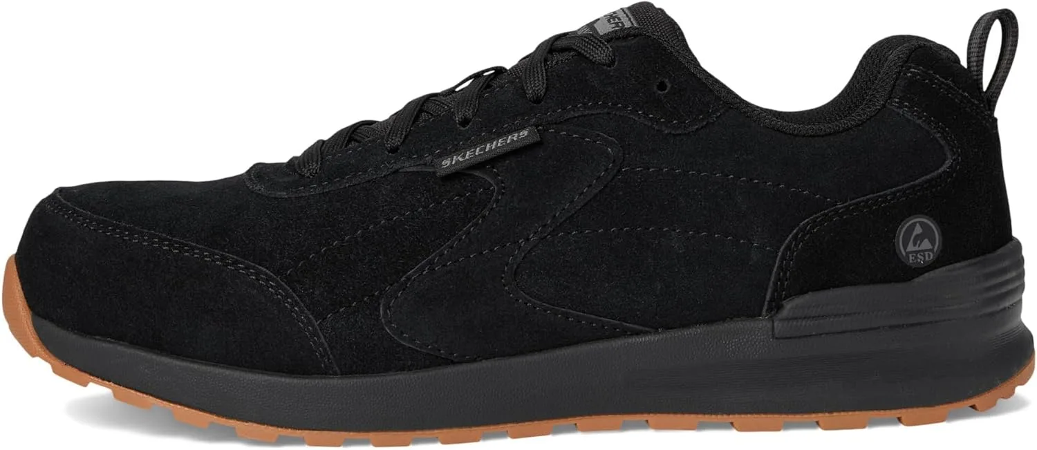 Мужские кроссовки Skechers Bulklin Atlis Comp Toe, черный — фото 4