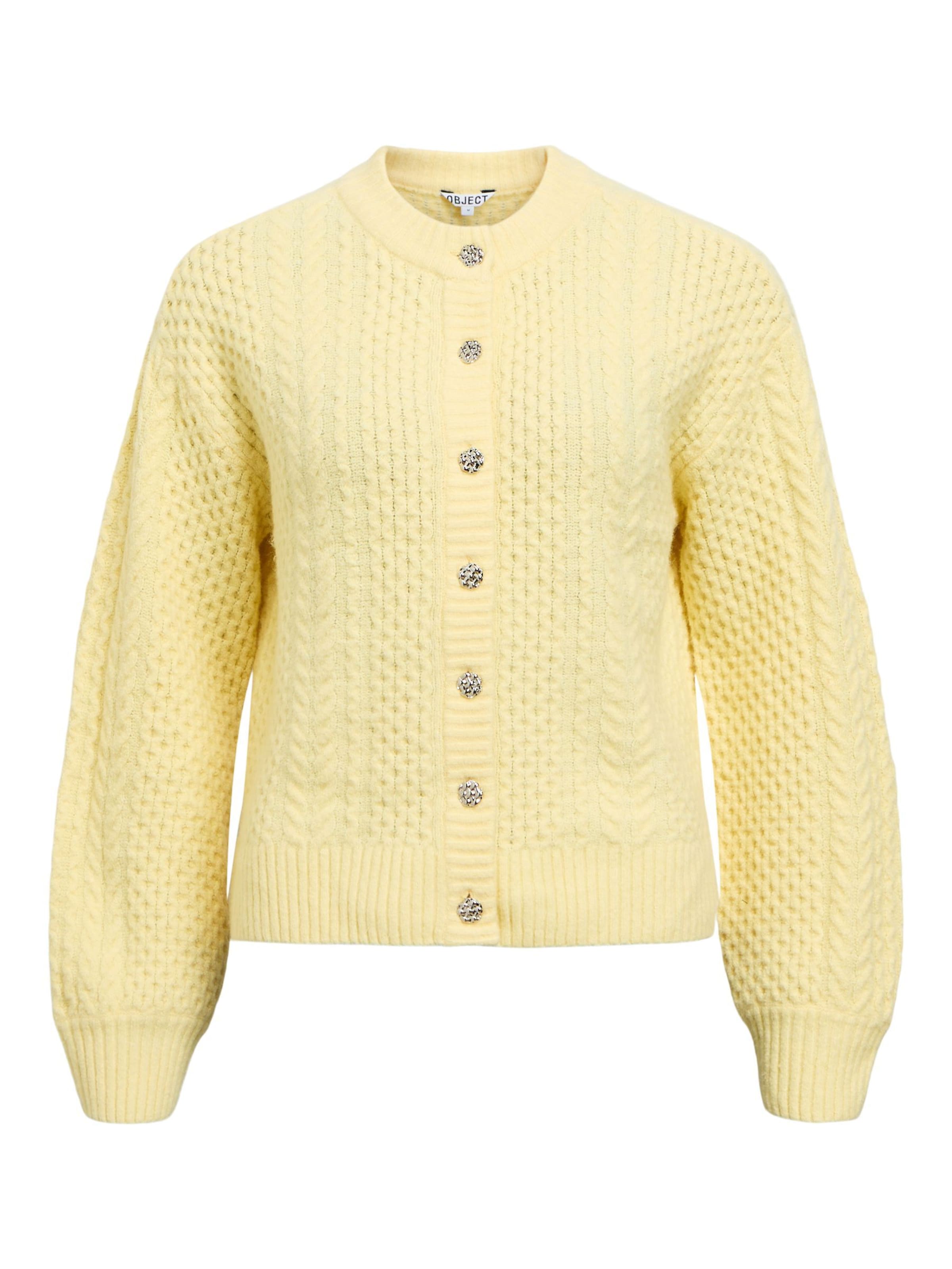 

OBJECT Вязаный кардиган желтого цвета