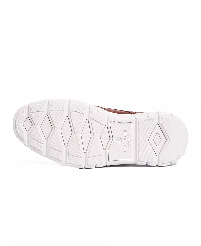 Hill Street Оксфорды Wingtip с технологией Hands-Free Slip On из кожи Marc Joseph New York, коричневый — фото 4