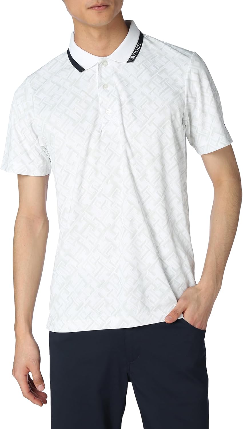 

Футболка-поло с коротким рукавом TH Monogram Tommy Hilfiger Golf, белый