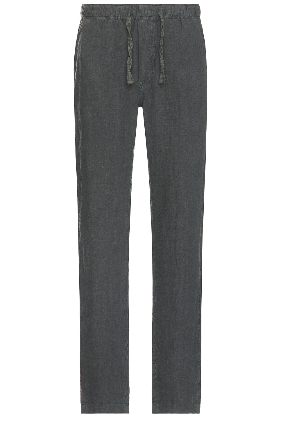 

Льняные брюки на шнурке Faherty, washed black