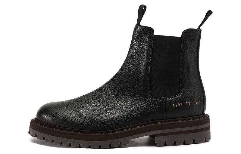 Кожаные челси-ботинки COMMON PROJECTS, черные
