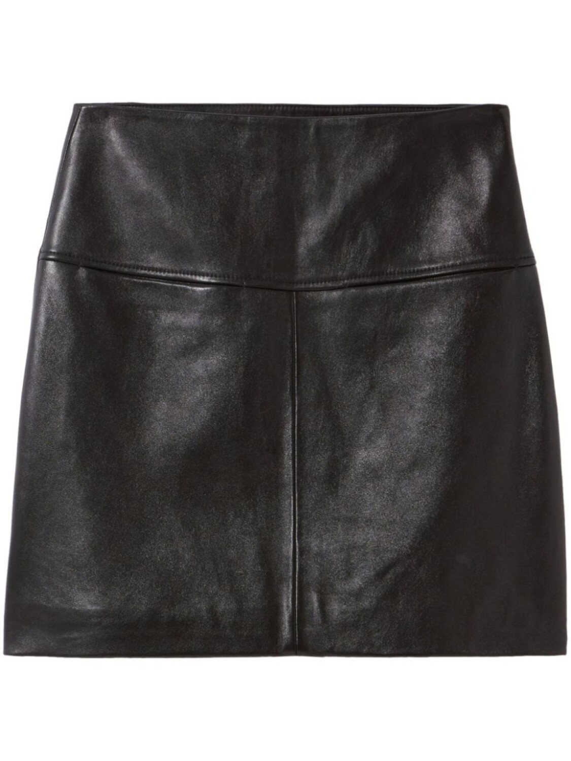 

Кожаная мини-юбка Claudie Pierlot, черный