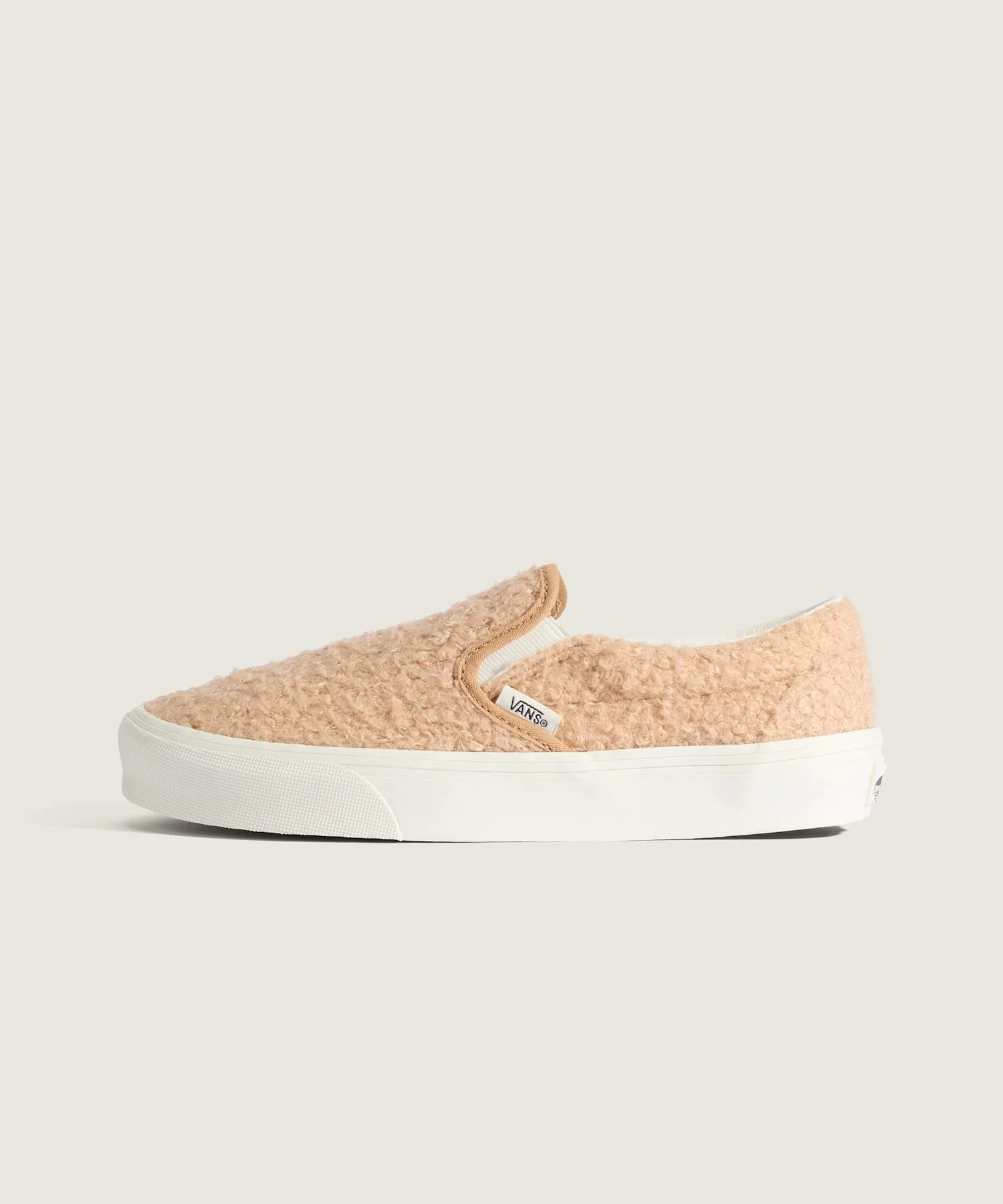Классические слипоны из флиса VANS Classic Slip-On TAN бежевые