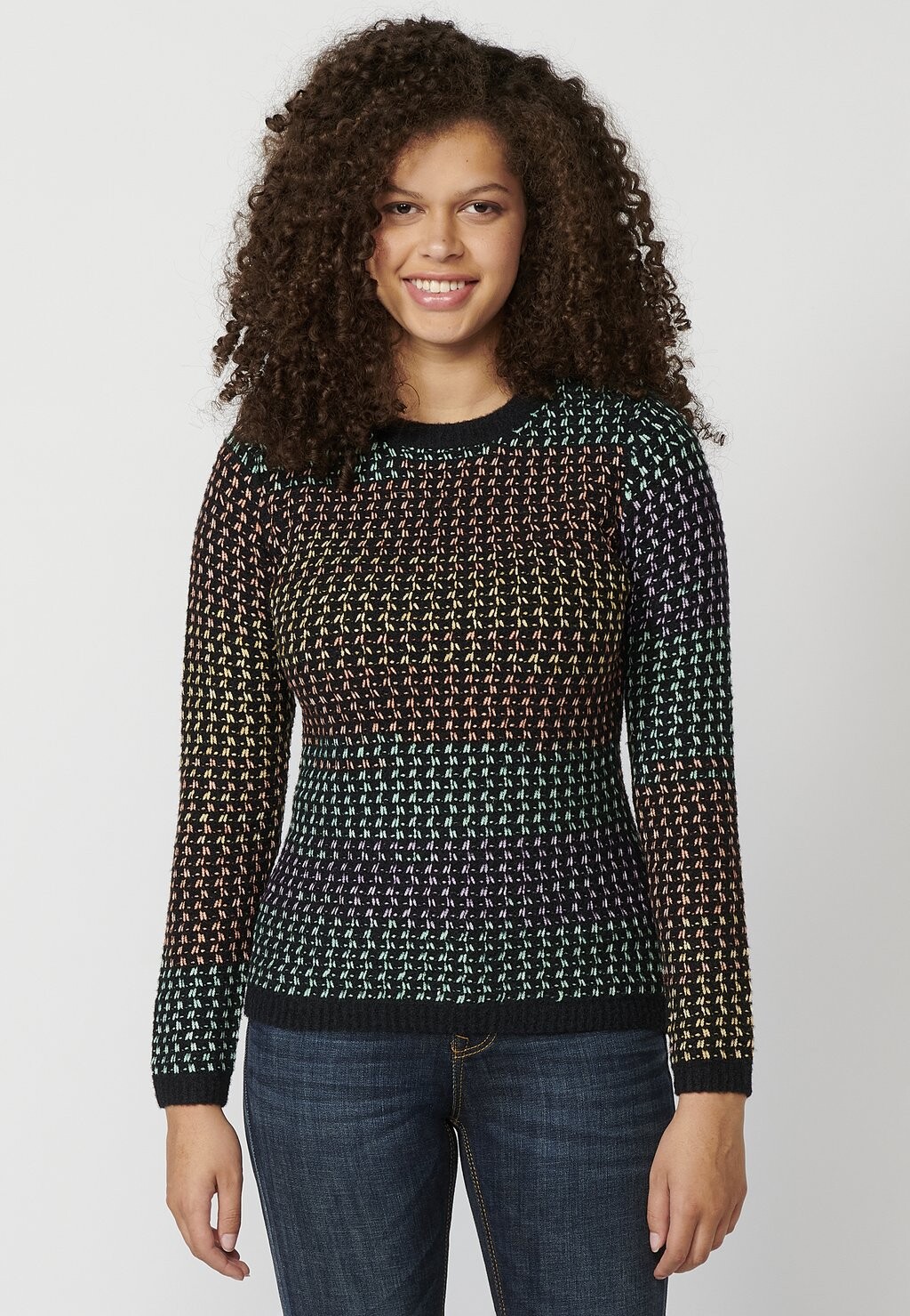 

Вязаный свитер TRICOT Koroshi, цвет colorful