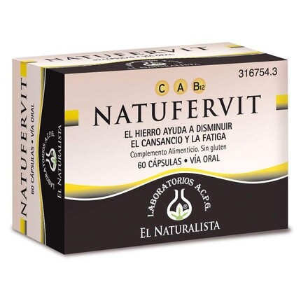 

Натуфервит Натуралиста 60 Капс. El Natural