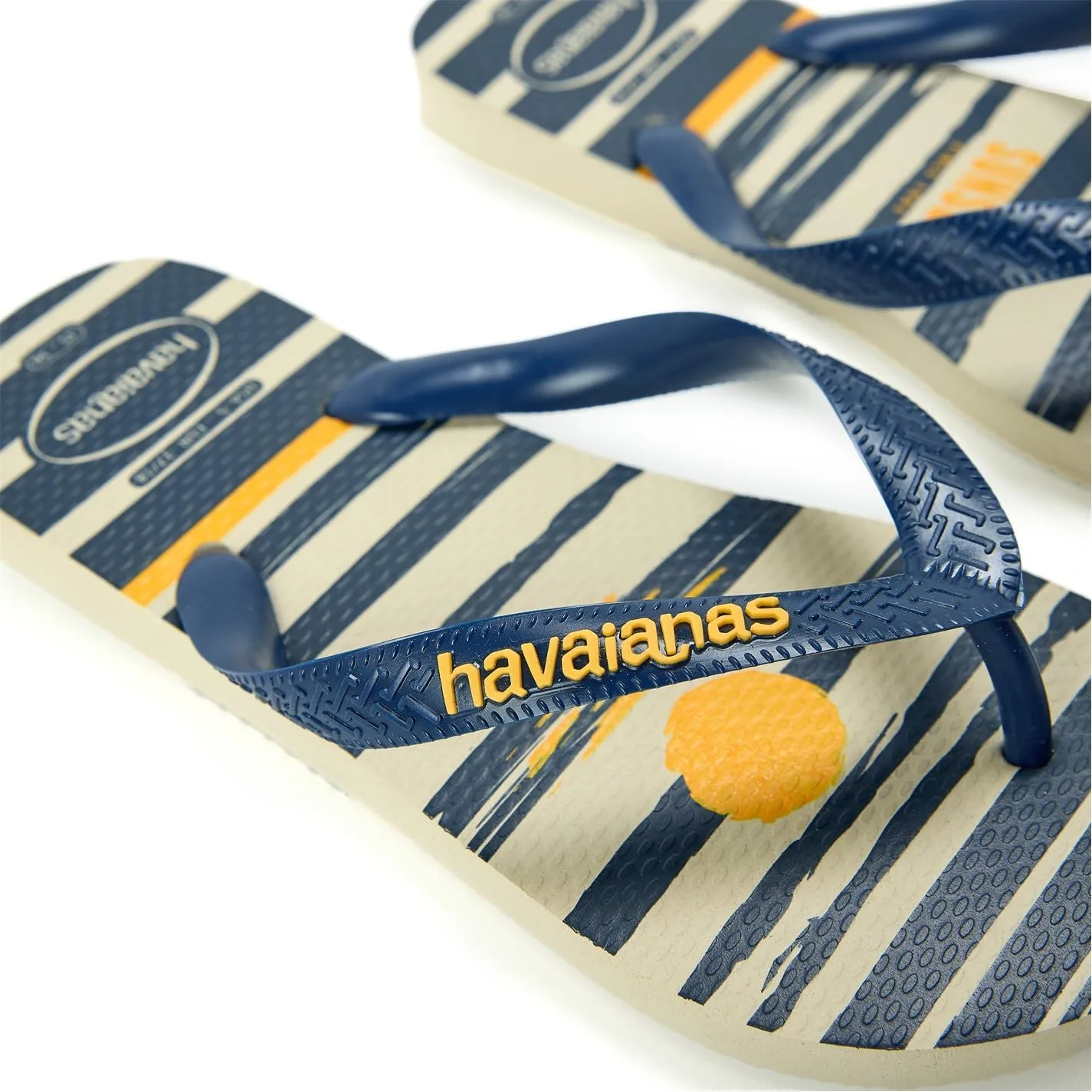 Мужские шлепанцы Havaianas Top Nautical, темно-синий/бежевый — фото 3