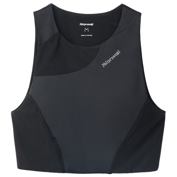 

Женский укороченный топ для трейлраннинга - спортивный бюстгальтер Nnormal, черный
