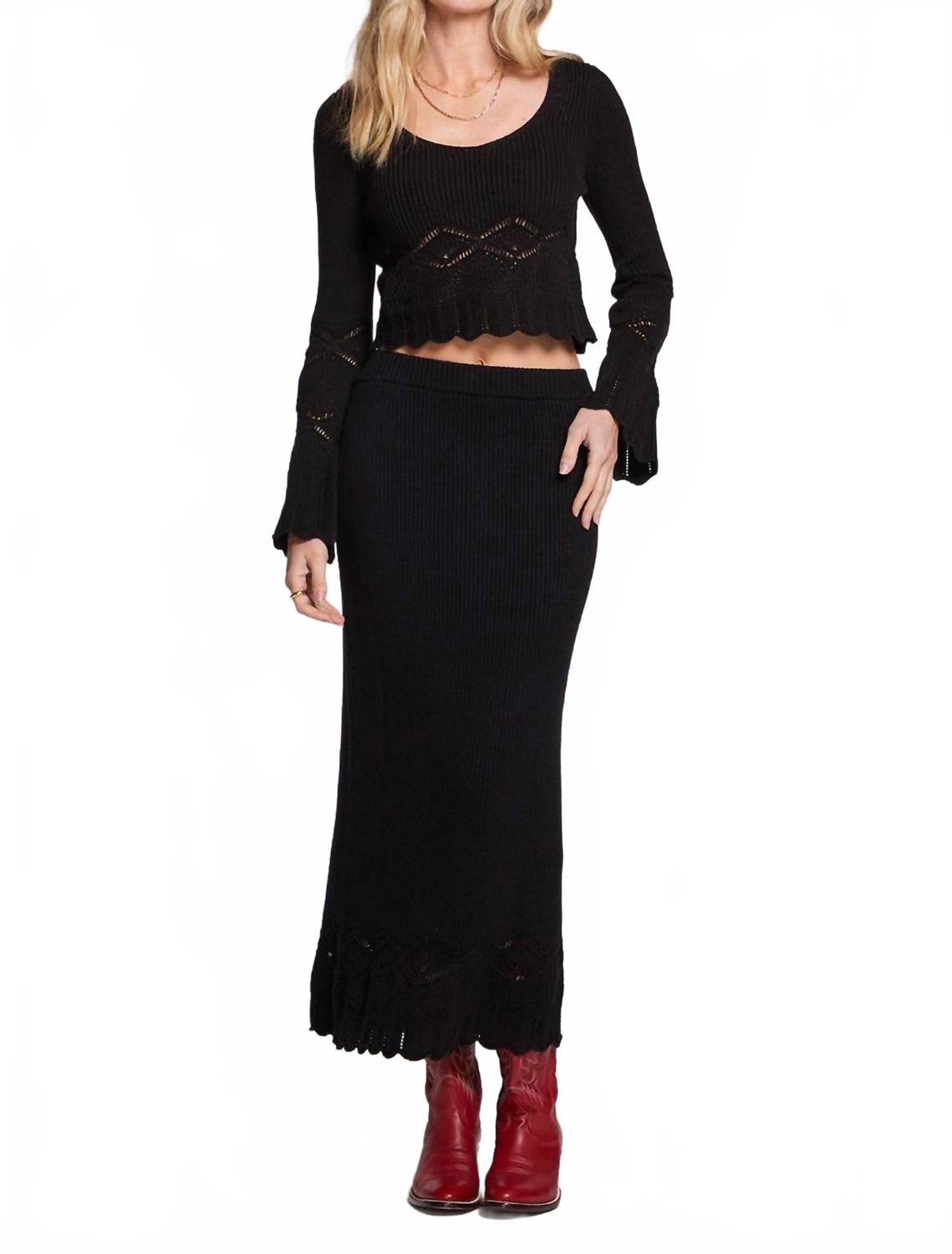 

Свитер Моники в черном цвете Saltwater Luxe, черный