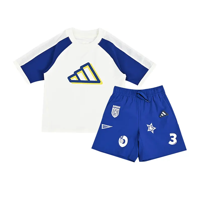 

Adidas Повседневная спортивная одежда SS25 Blue/White для детей 3-7 лет