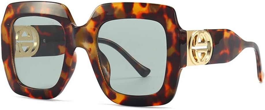 

Солнцезащитные очки в стиле ретро Polygon для женщин, градиентные очки с защитой от УФ-излучения UV400, солнцезащитные очки для мужчин с заклепками generic, Black Orange