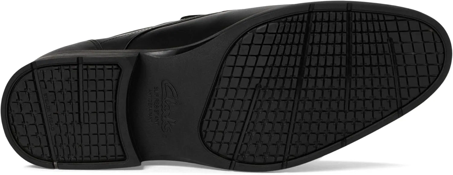 Мужские туфли Clarks Steadwell Step, Schwarz Leder — фото 3