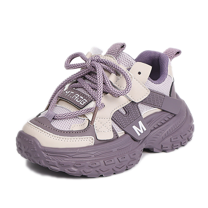 

Износостойкие дышащие детские повседневные кроссовки Kids' FIRS Kids, фиолетовый