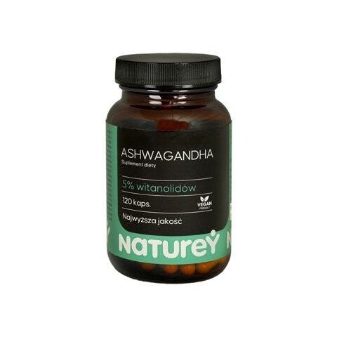

Naturey Ashwagandha 5% витанолиды - 120 капсул