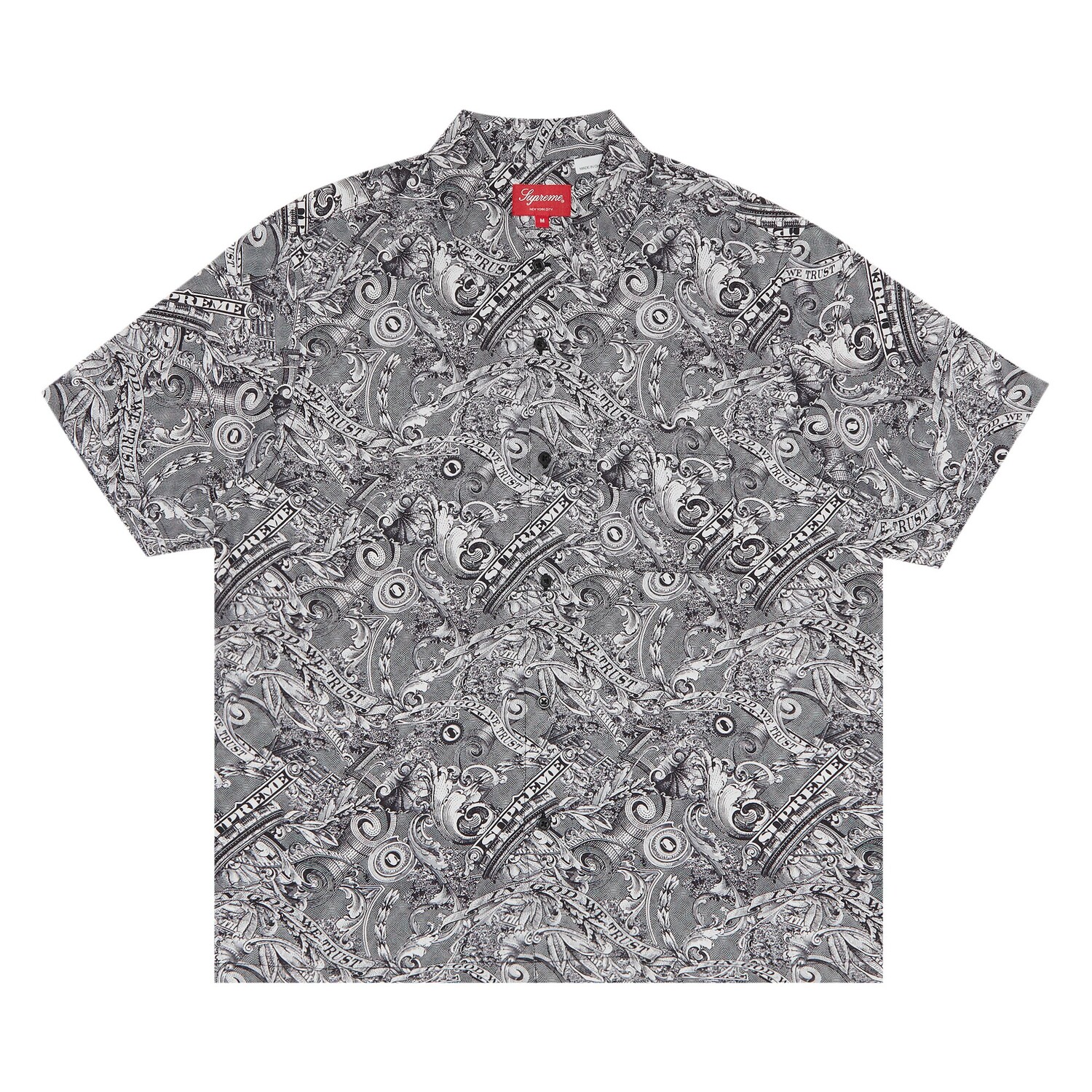 

Рубашка с короткими рукавами Supreme Dollar, черная