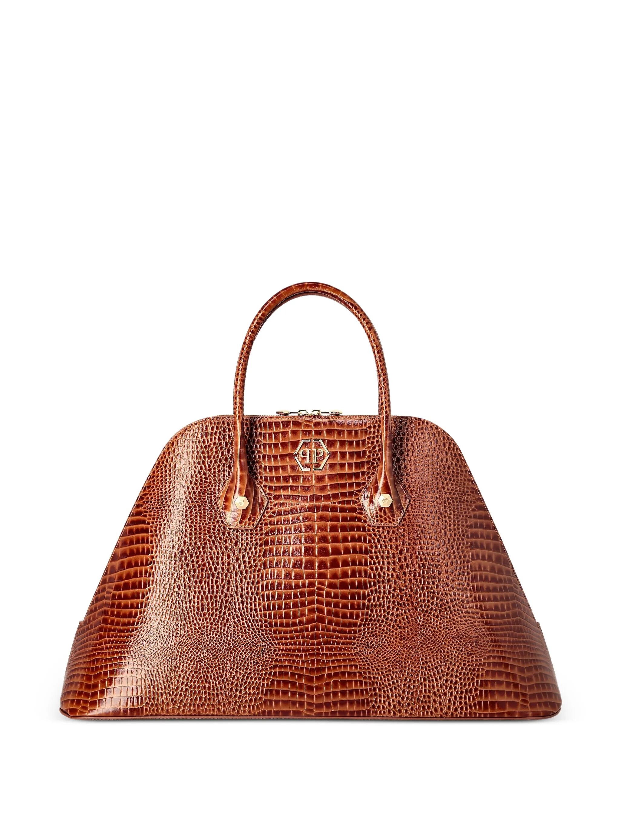 

Сумка на плечо Majestic Cocco Philipp Plein, коричневый