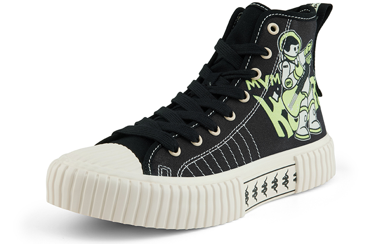 

Кеды Kappa Canvas Shoes Unisex High-Top Black