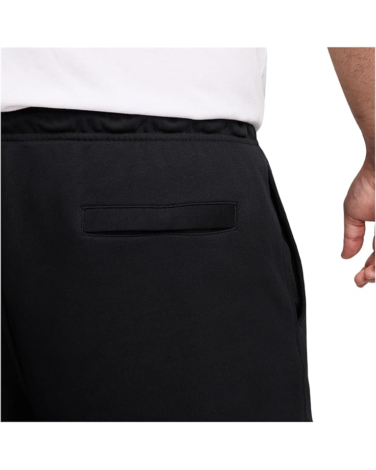 Шорты Nike Club French Terry Flow Shorts, цвет Black/Black/White — фото 4