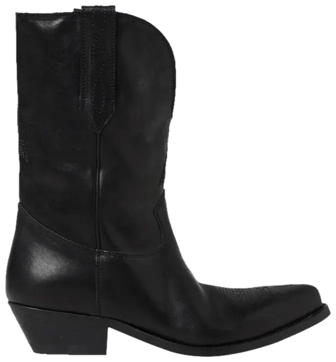 Ботинки Golden Goose Wmns Low Wish Star Boot 'Black', черный