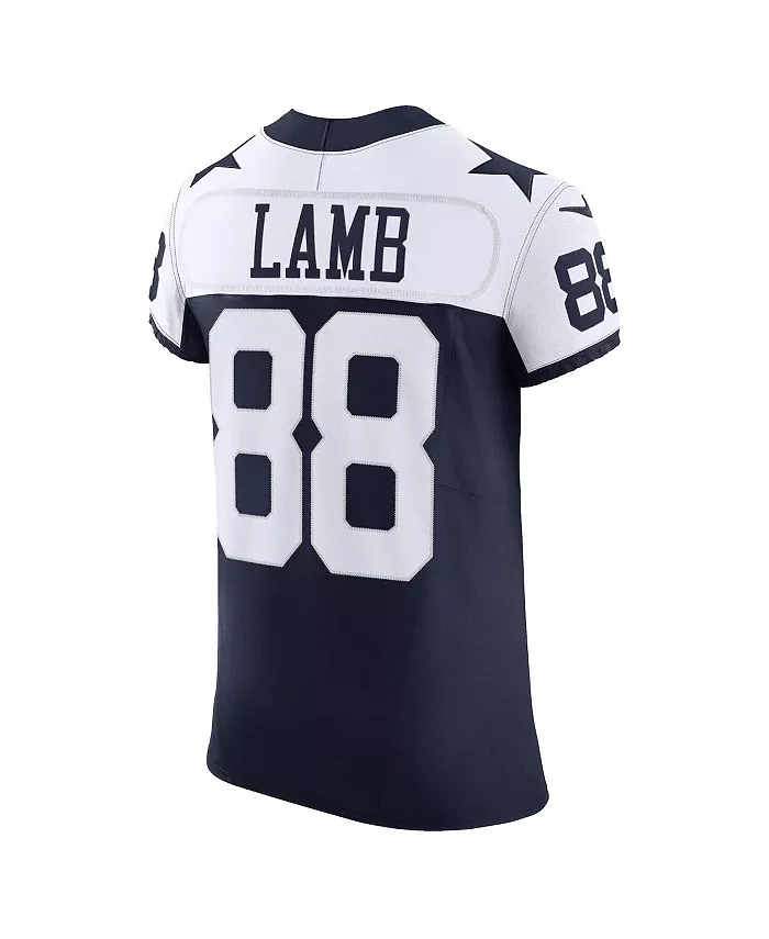 Мужская футболка Dallas Cowboys Vapor F.U.S.E. Elite с именем CeeDee Lamb Nike, синий — фото 2