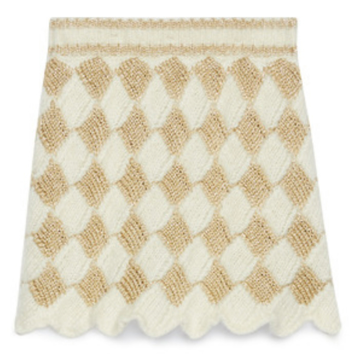 

GUCCI Повседневная короткая юбка женская yellow white