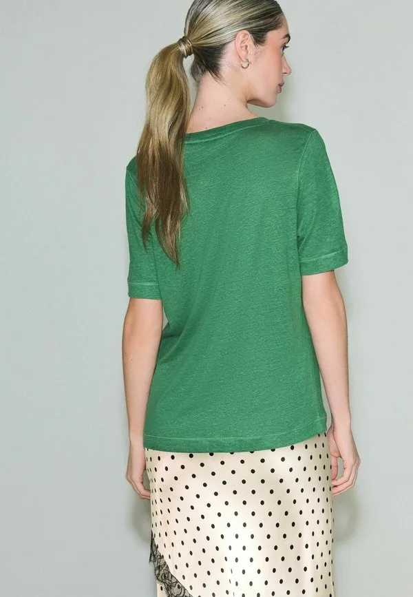 Обычная футболка с круглым вырезом премиум-класса Next, Green — фото 3