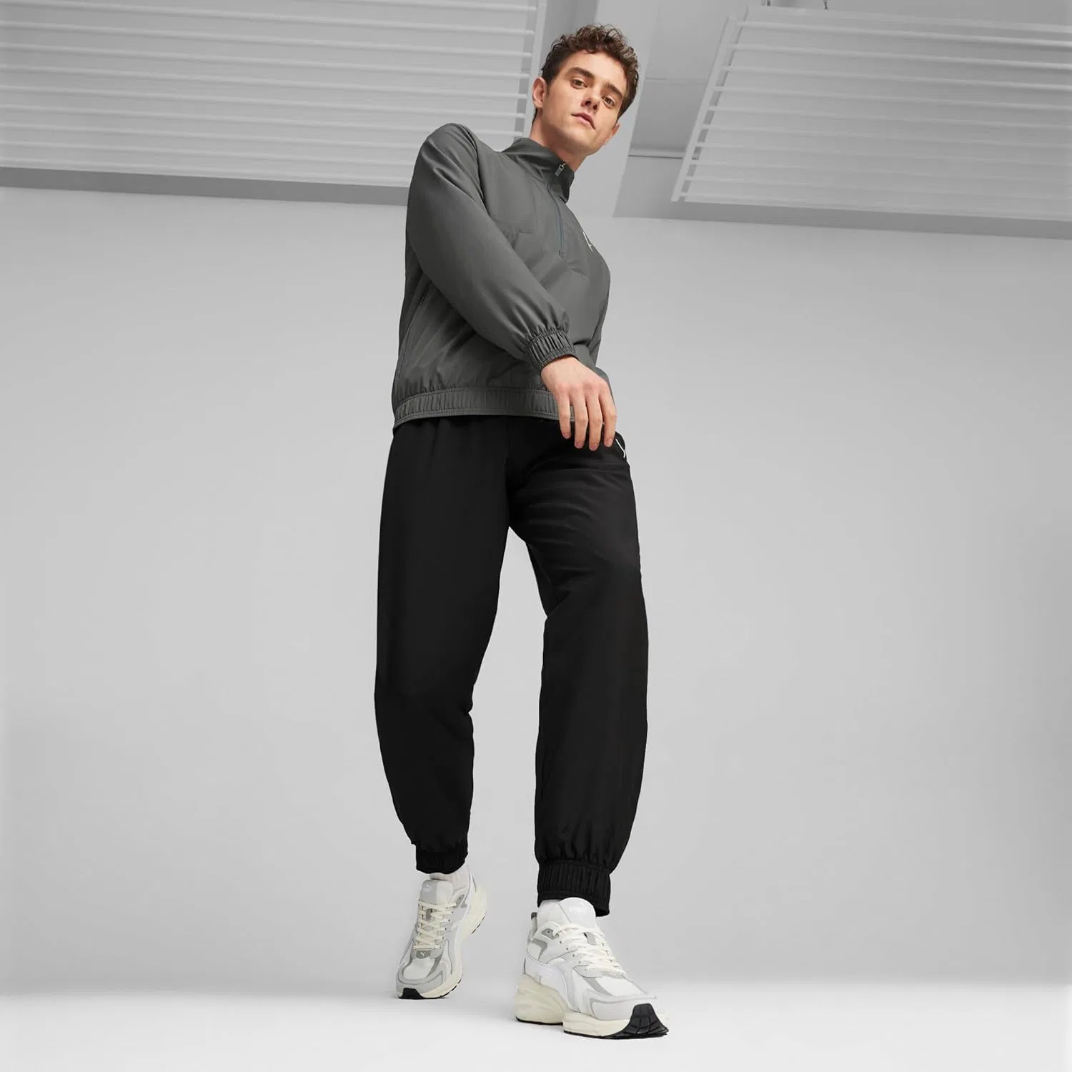 Кроссовки PUMA Unisex Hypnotic LS, Warm White Puma White Glacial Gray — фото 3