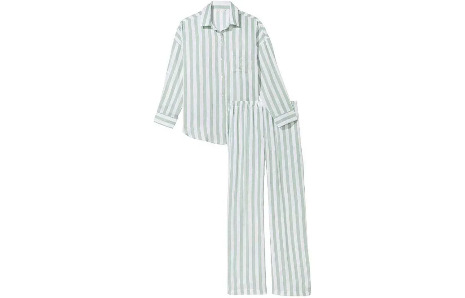 Victoria's Secret Пижамный комплект из модального хлопка More Than Just The Comfort Series, зеленый