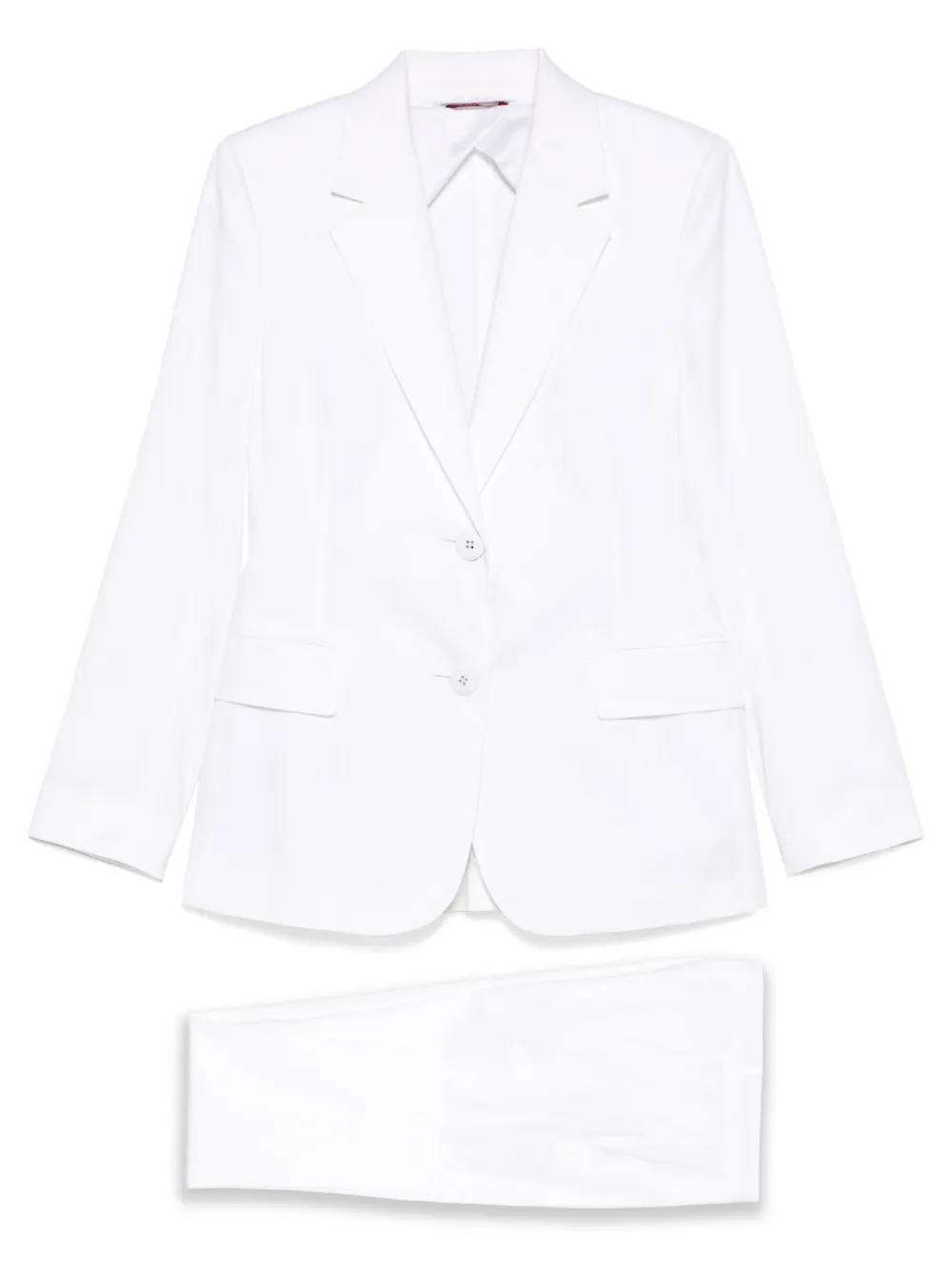 

Костюм с однобортным пиджаком MAX MARA, белый