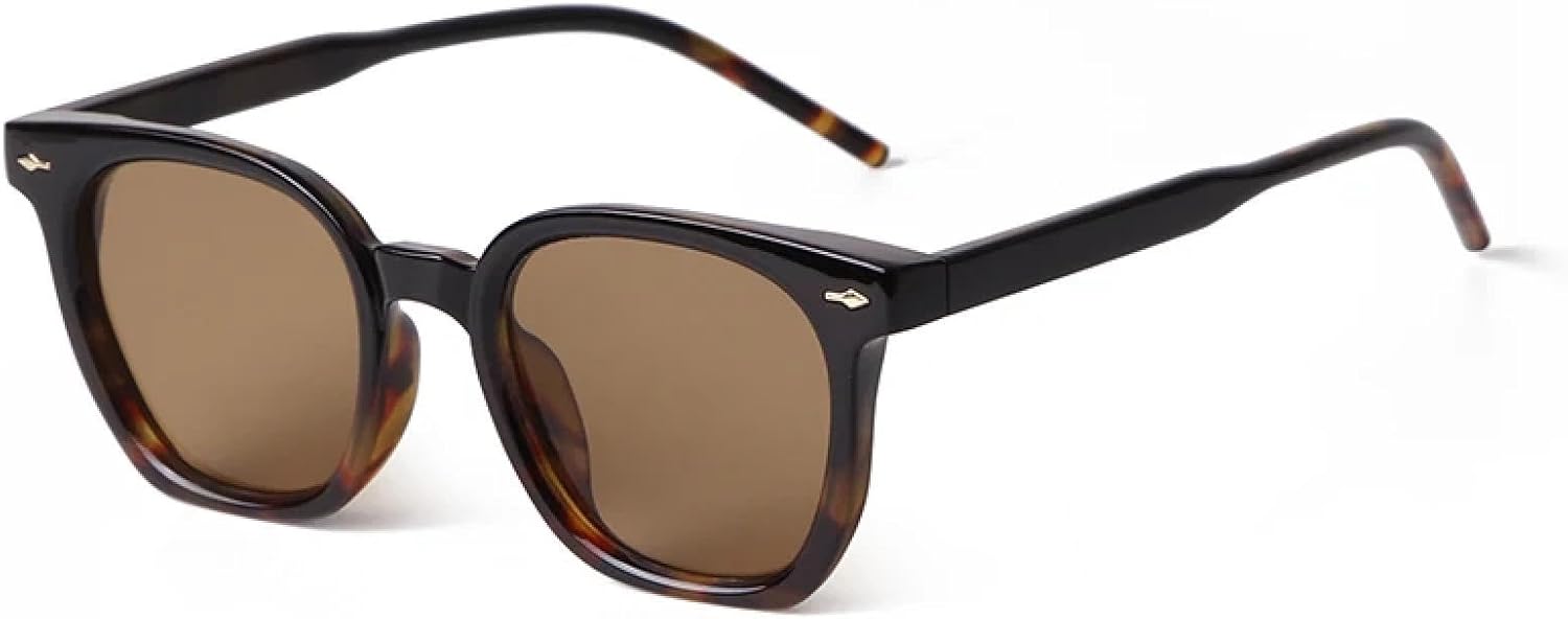 

Солнцезащитные очки с защитой от УФ-излучения UV400 | Оправа Rivet Tortoiseshell, маленькая, синие линзы | Для женщин и мужчин, для занятий спортом на открытом воздухе и вождения DSVIGF, 05